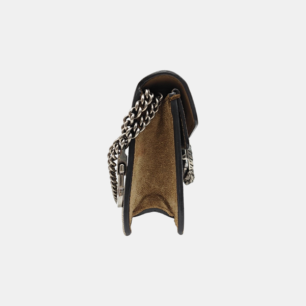Dionysus Super Mini Monogram Coated Canvas Beige