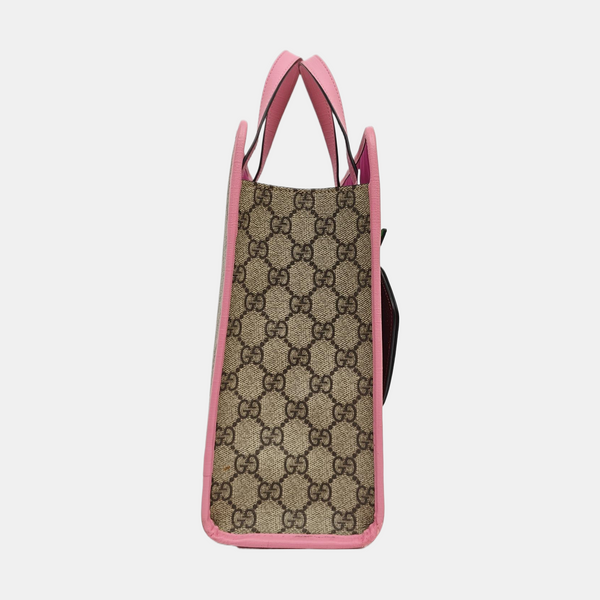Children’s GG Bucket Monogram Coated Canvas Beige