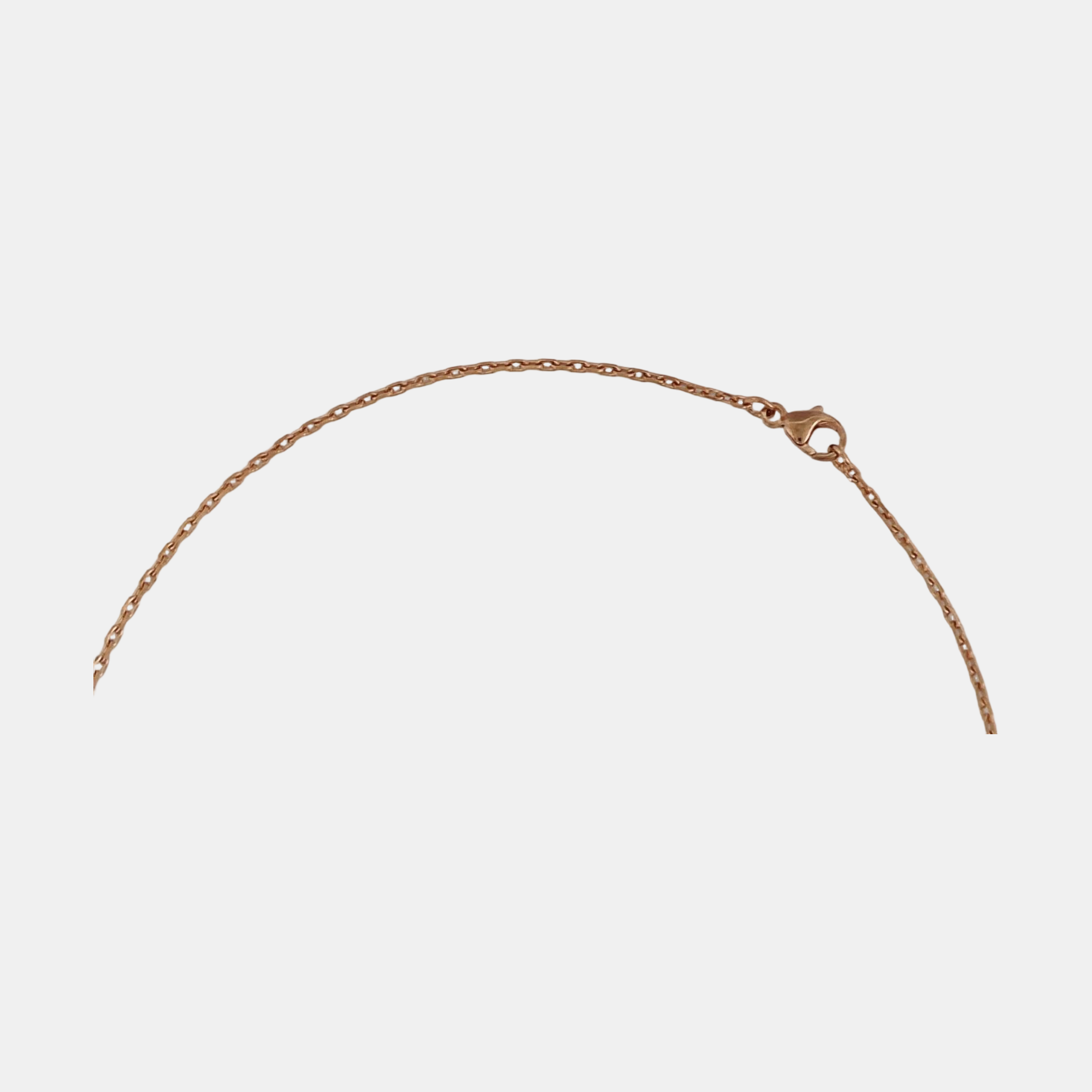 Pop H Metal Rose Gold Necklace