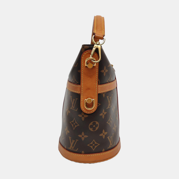 DUFFLE Monogram Coated Canvas Brown