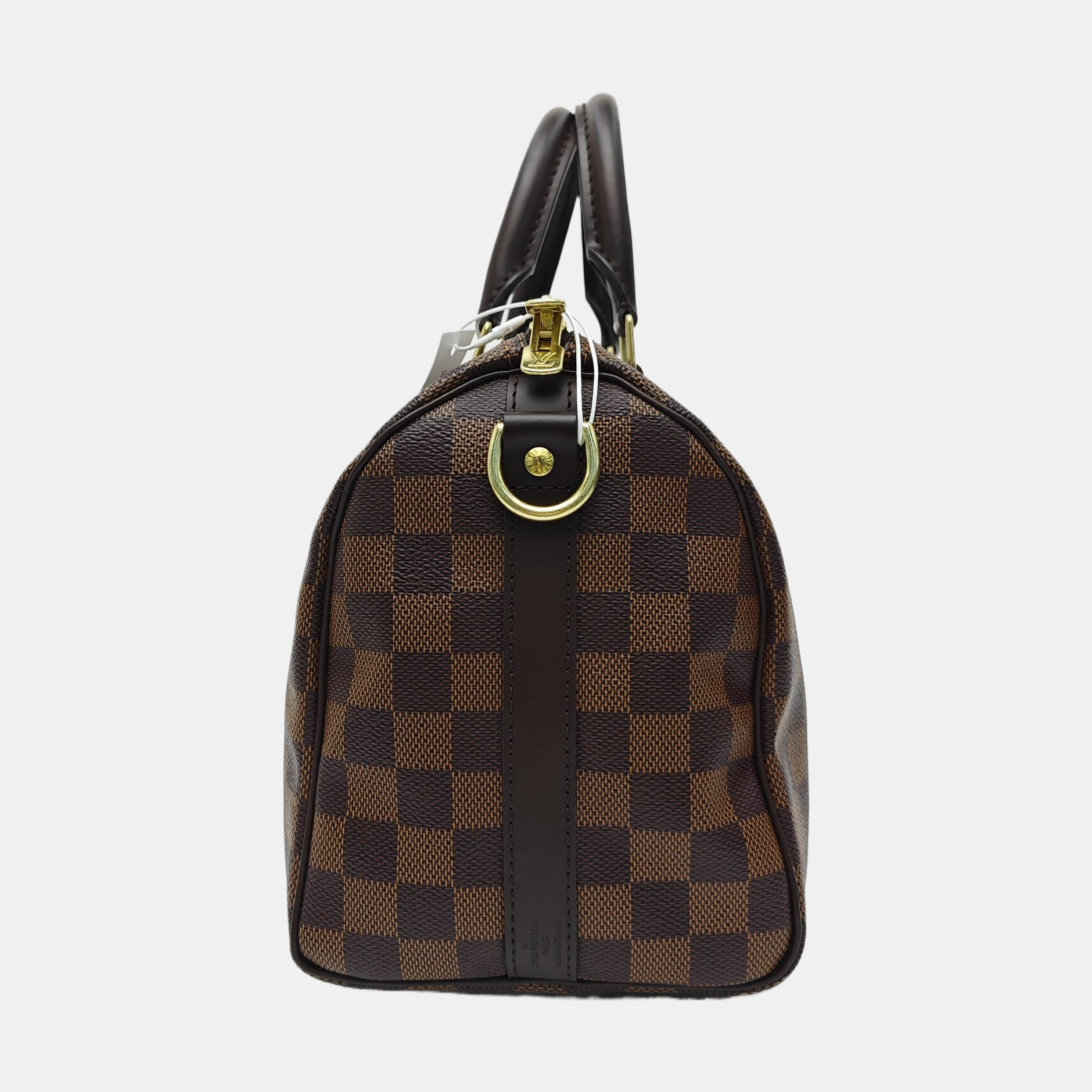 SPEEDY 25 Damier Ebene Coated Canvas Brown