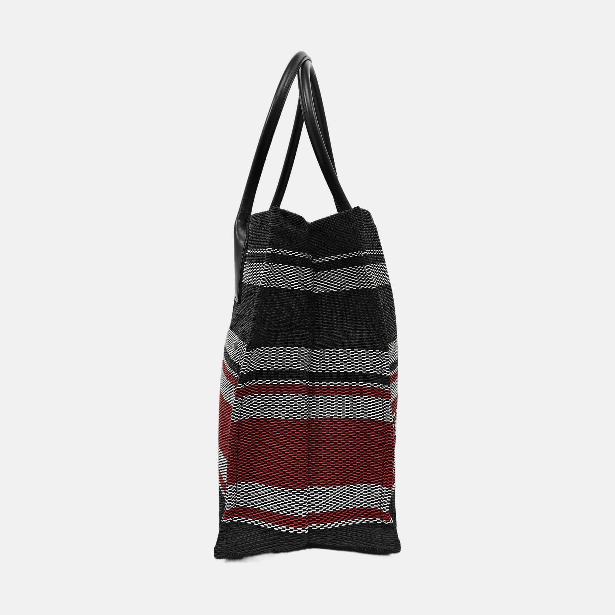 Fabric Top Handle Bag Large Gray