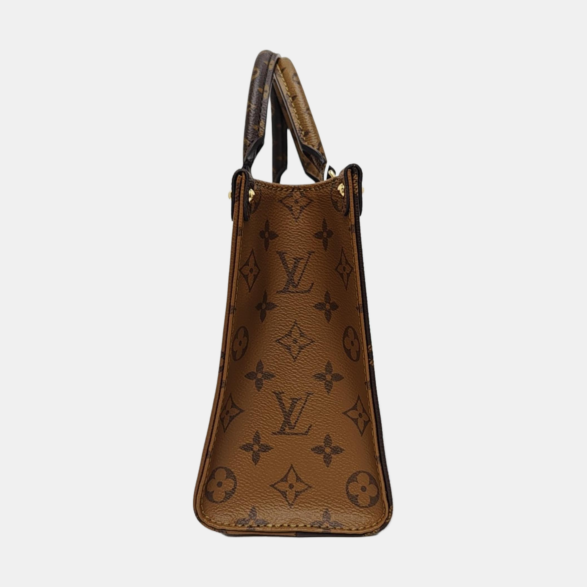 ONTHEGO PM Monogram Coated Canvas Brown
