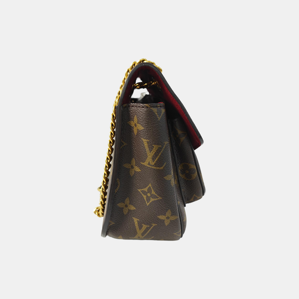 PASSY Monogram Coated Canvas Brown