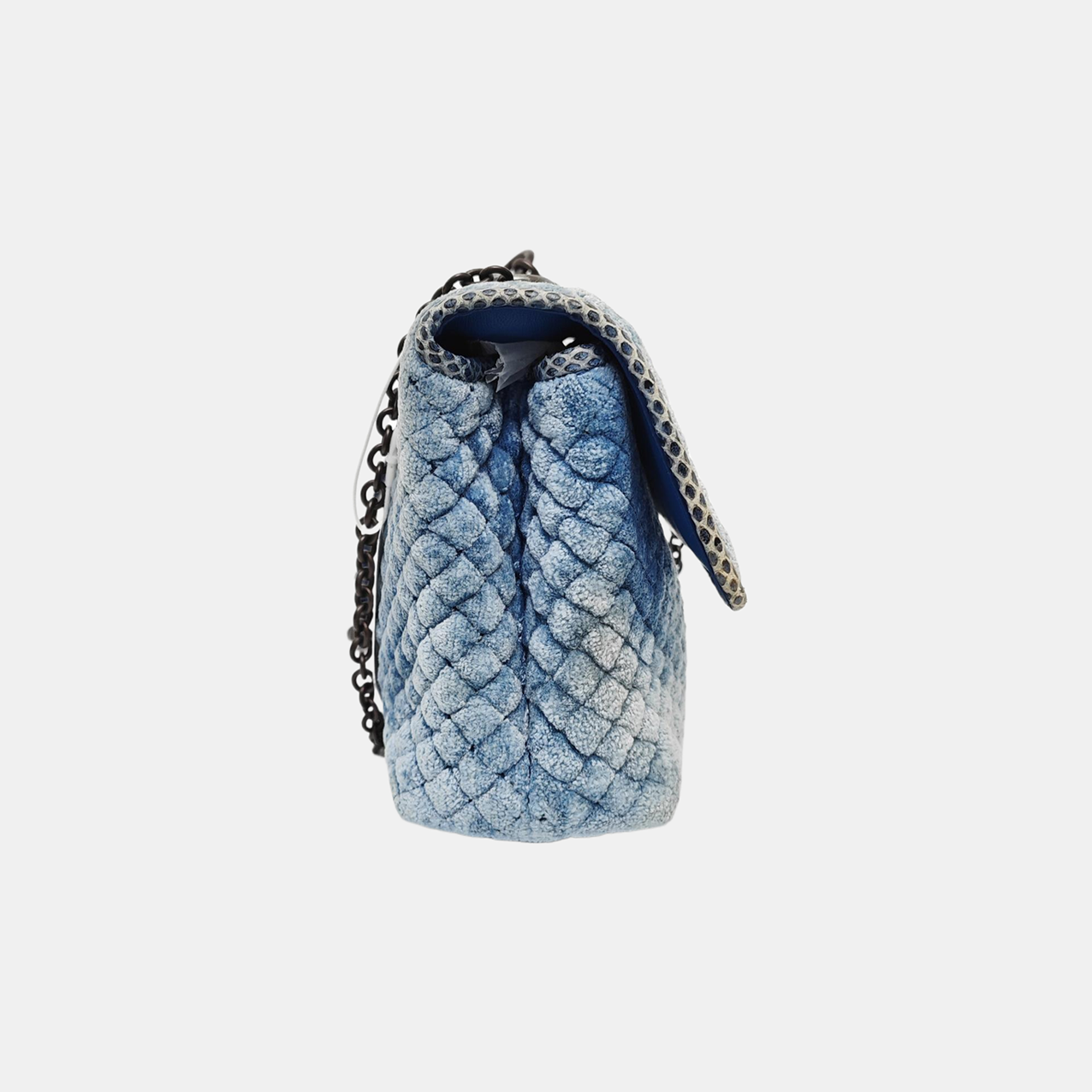 Quilted Velvet Blue
