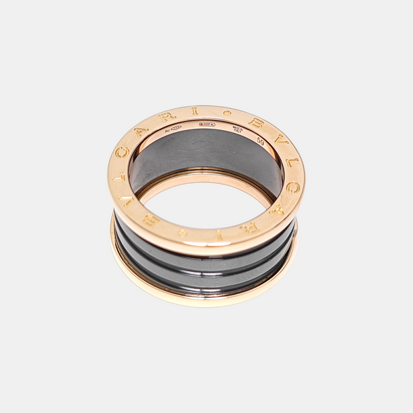 B.ZERO1 18k Rose Gold Ring EU 59
