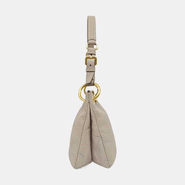 Calfskin Top Handle Bag Gray