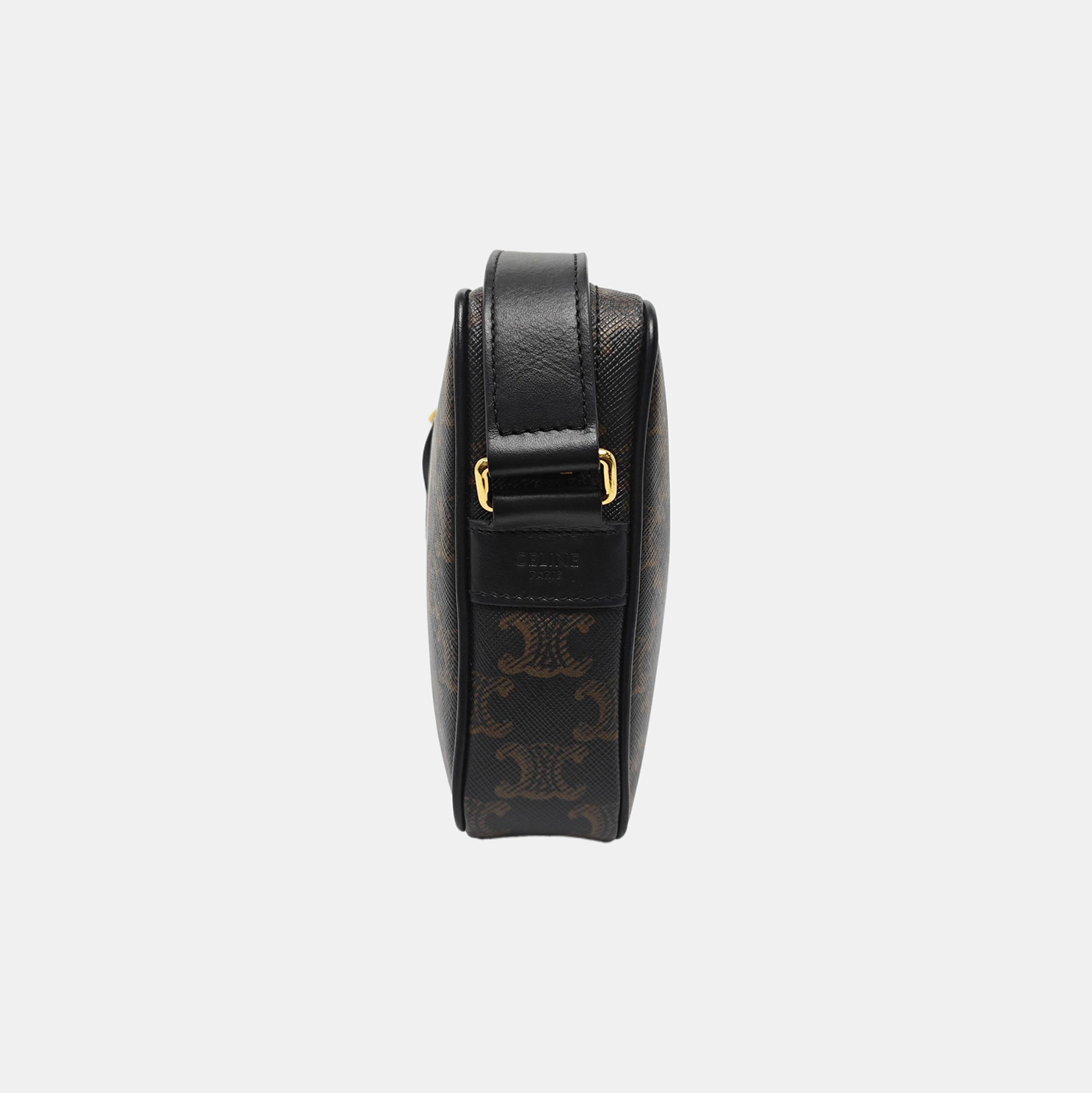 TRIOMPHE Medium Coated Canvas Black