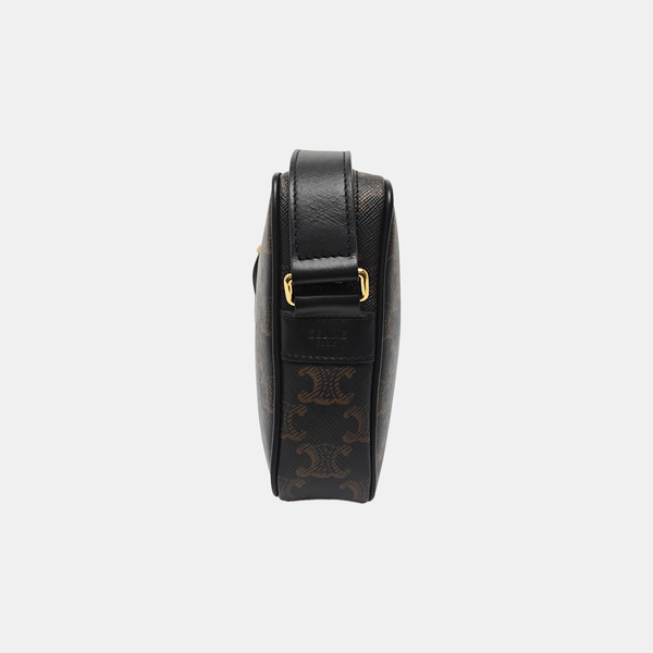 TRIOMPHE Medium Coated Canvas Black