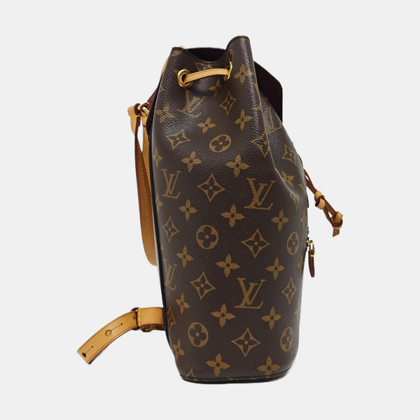 MONTSOURIS MM Monogram Coated Canvas Brown