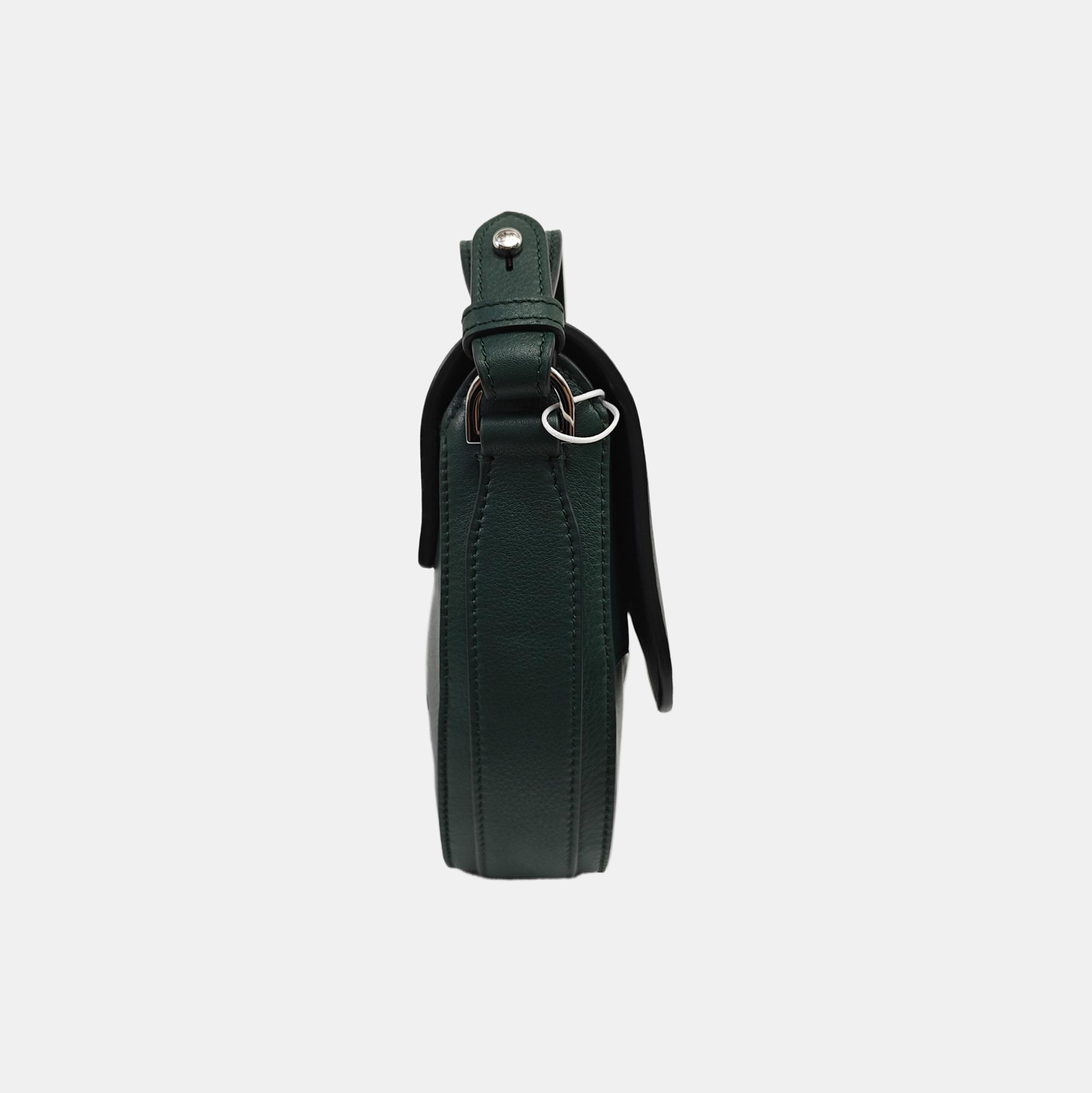 Saddle Medium Calfskin Green