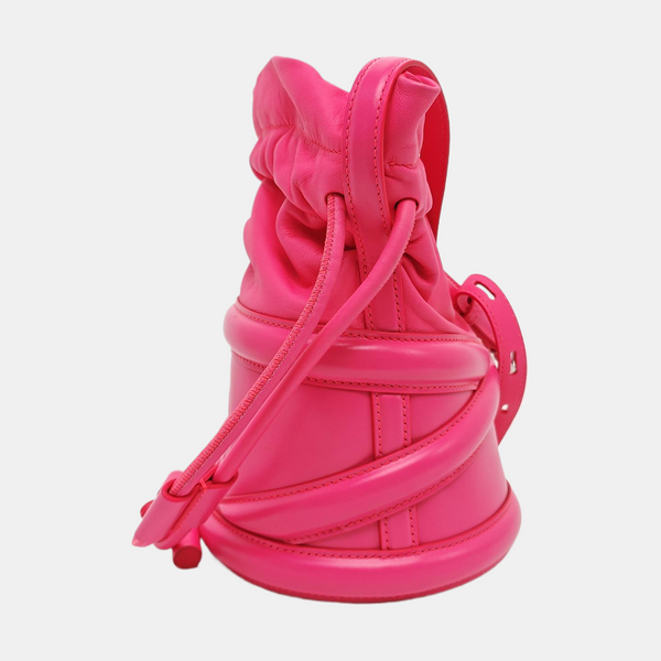 Calfskin Bucket Bag Pink