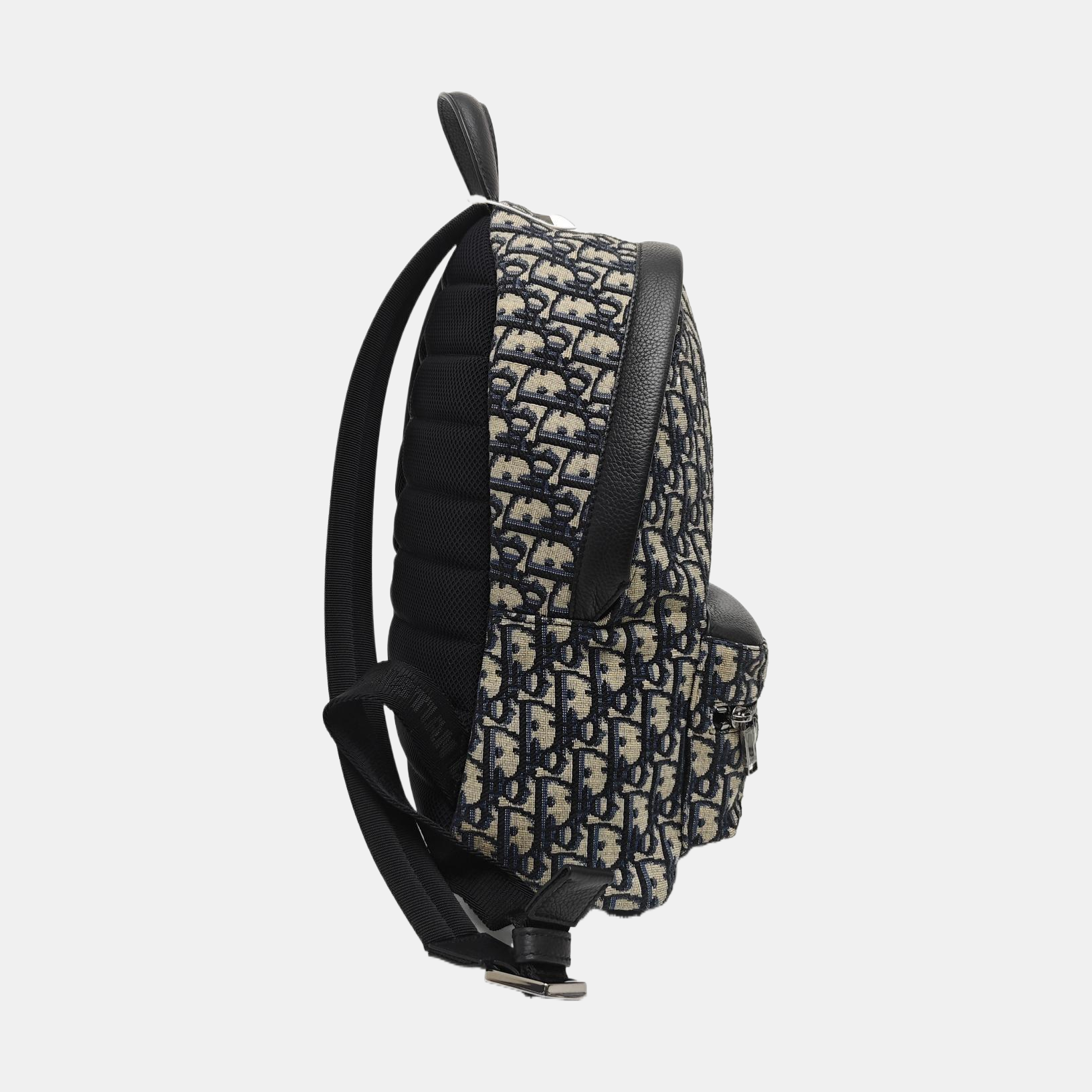 Oblique Canvas Backpack Blue