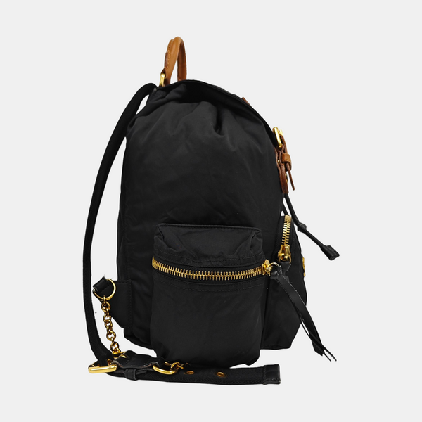 The Rucksack Medium Nylon Black