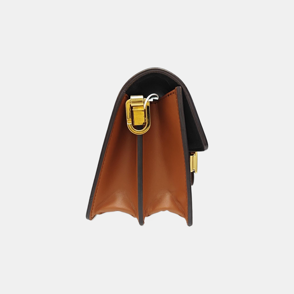 DAUPHINE Mini Monogram Coated Canvas Brown