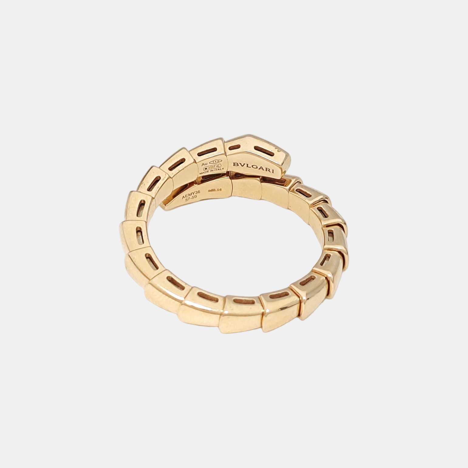 SERPENTI 18k Rose Gold Ring EU 58