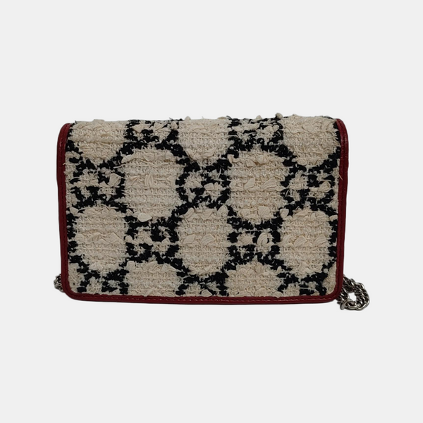 Dionysus Super Mini Monogram Wool White