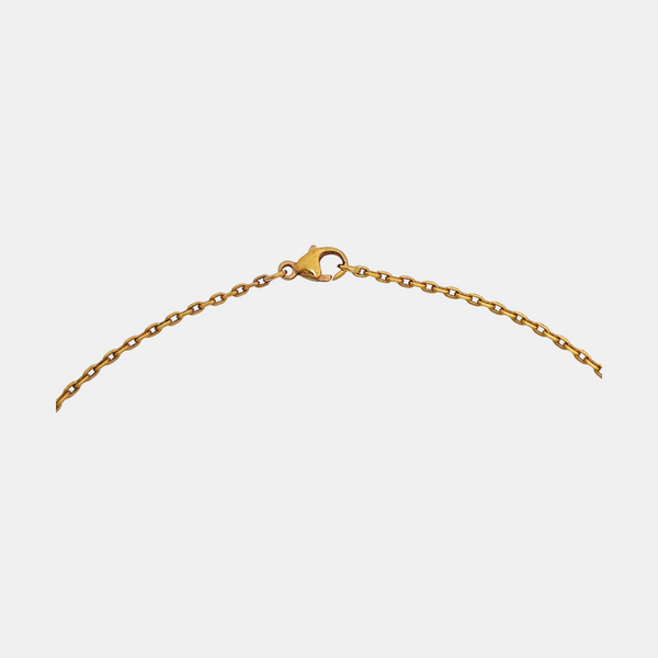 Pop H Metal Gold Necklace