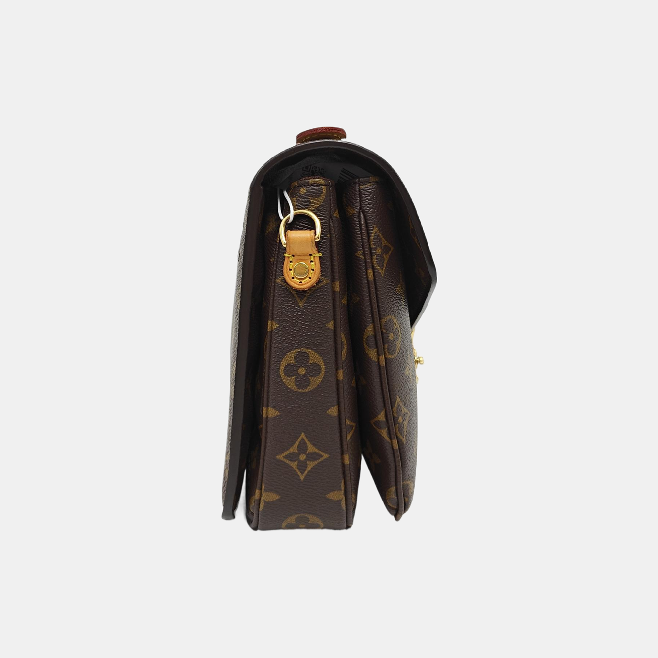 MÉTIS MM Monogram Coated Canvas Brown