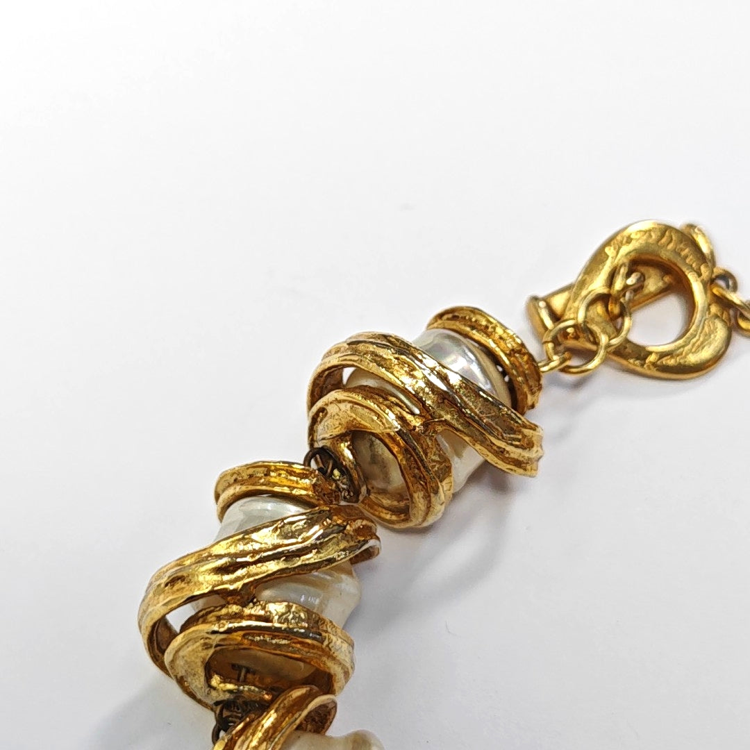 Heart Metal Gold Bracelet