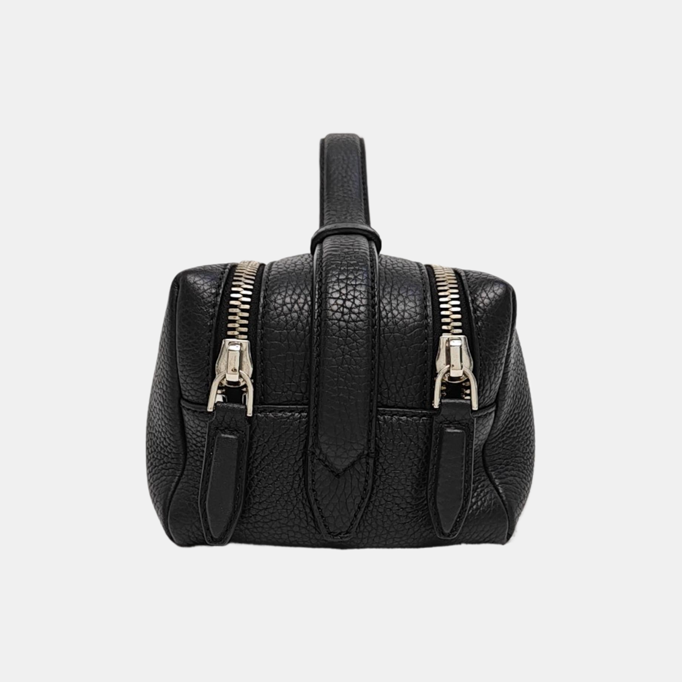 Calfskin Top Handle Bag Black