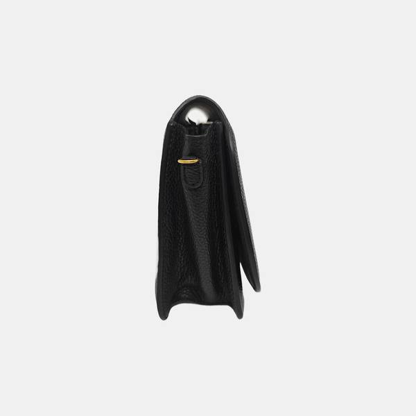 Gancini Calfskin Black