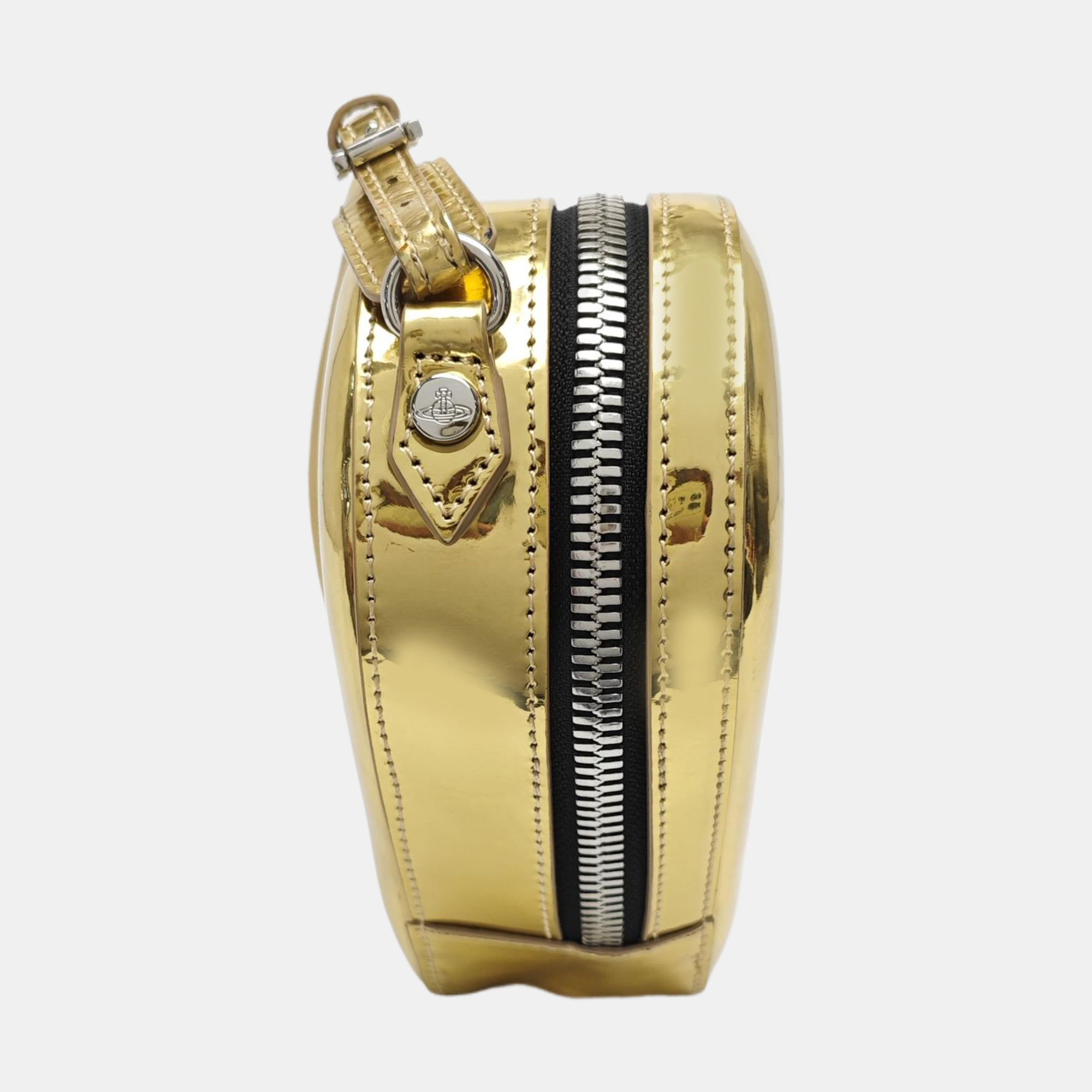Calfskin Shoulder Bag Gold