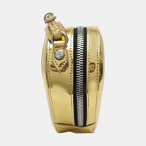Calfskin Shoulder Bag Gold