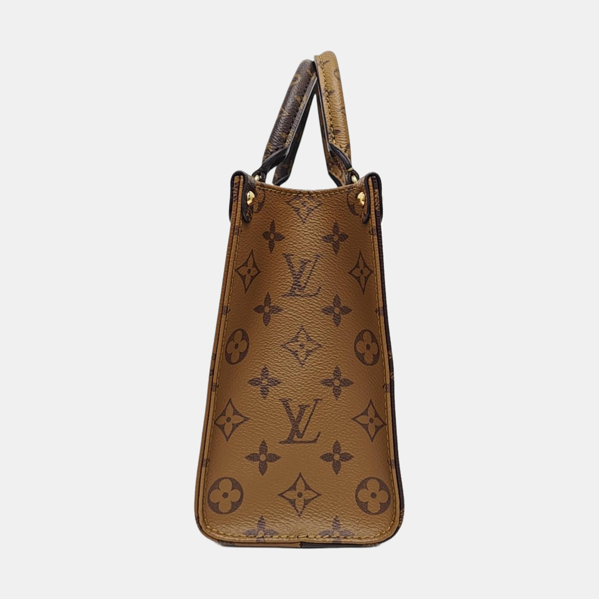 ONTHEGO PM Monogram Coated Canvas Brown