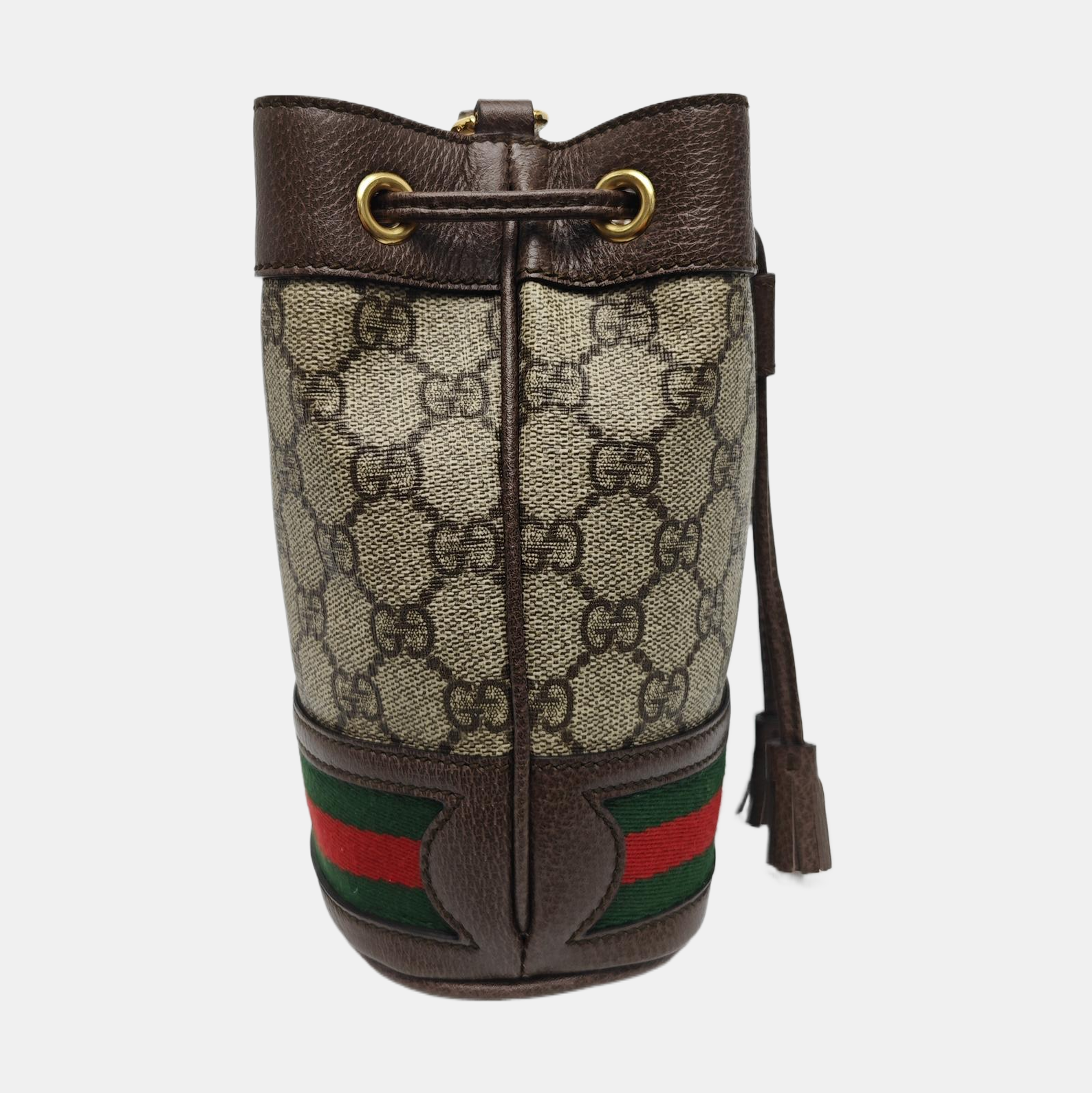 Ophidia Mini Monogram Coated Canvas Beige