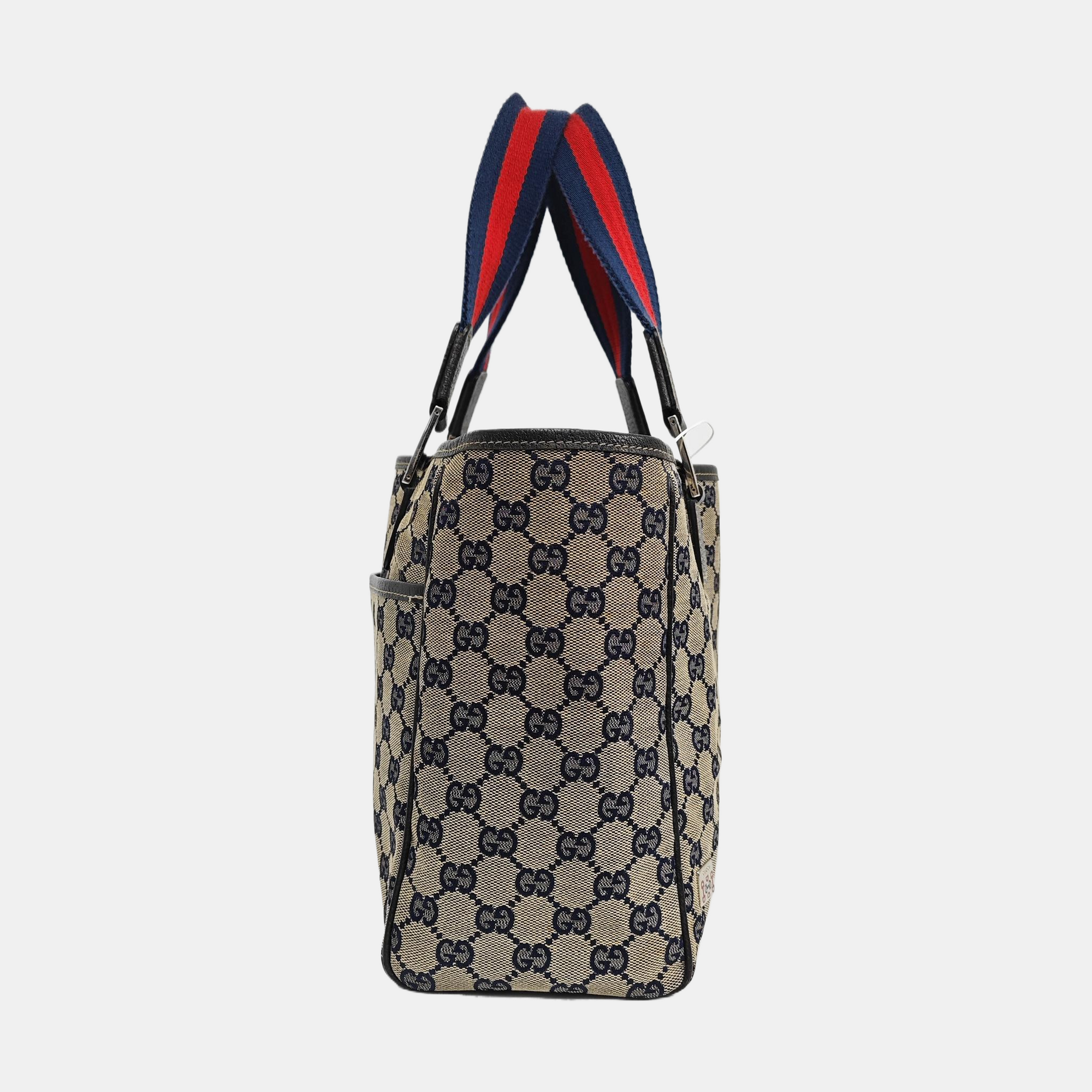 Monogram Canvas Tote Bag Brown