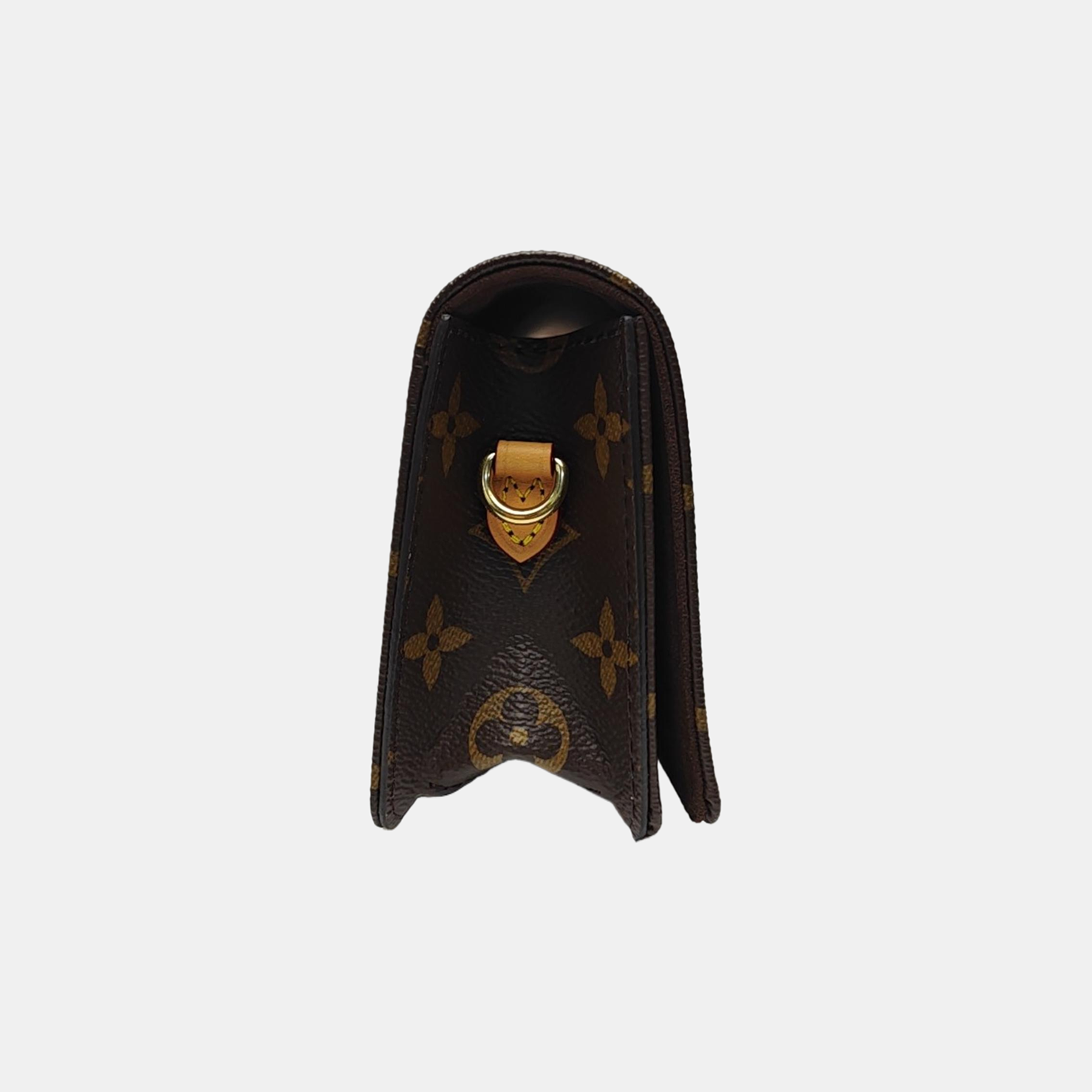 Lily Monogram Coated Canvas Brown