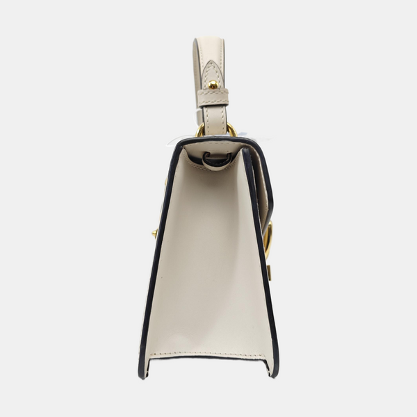 Sylvie Mini Calfskin White