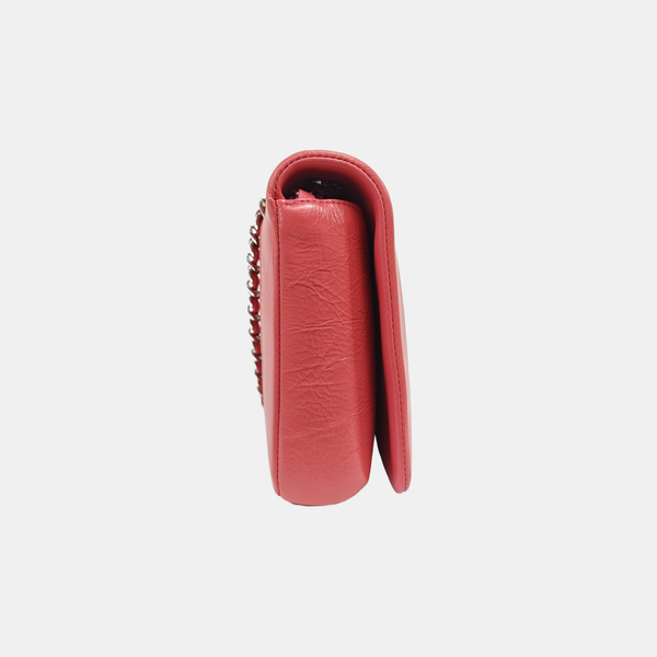Quilted Calfskin Shoulder Bag Pink