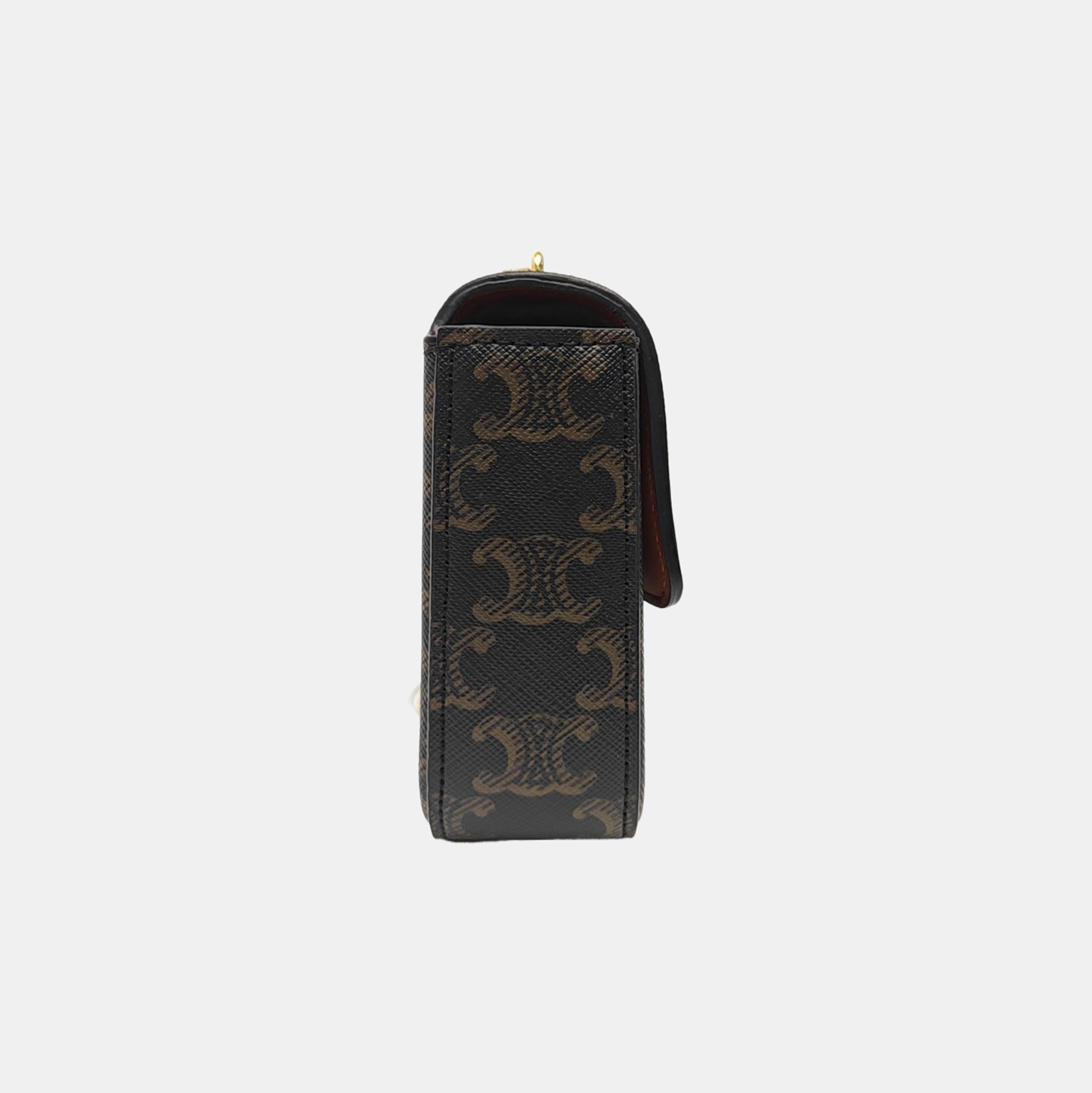 TRIOMPHE Small Coated Canvas Black