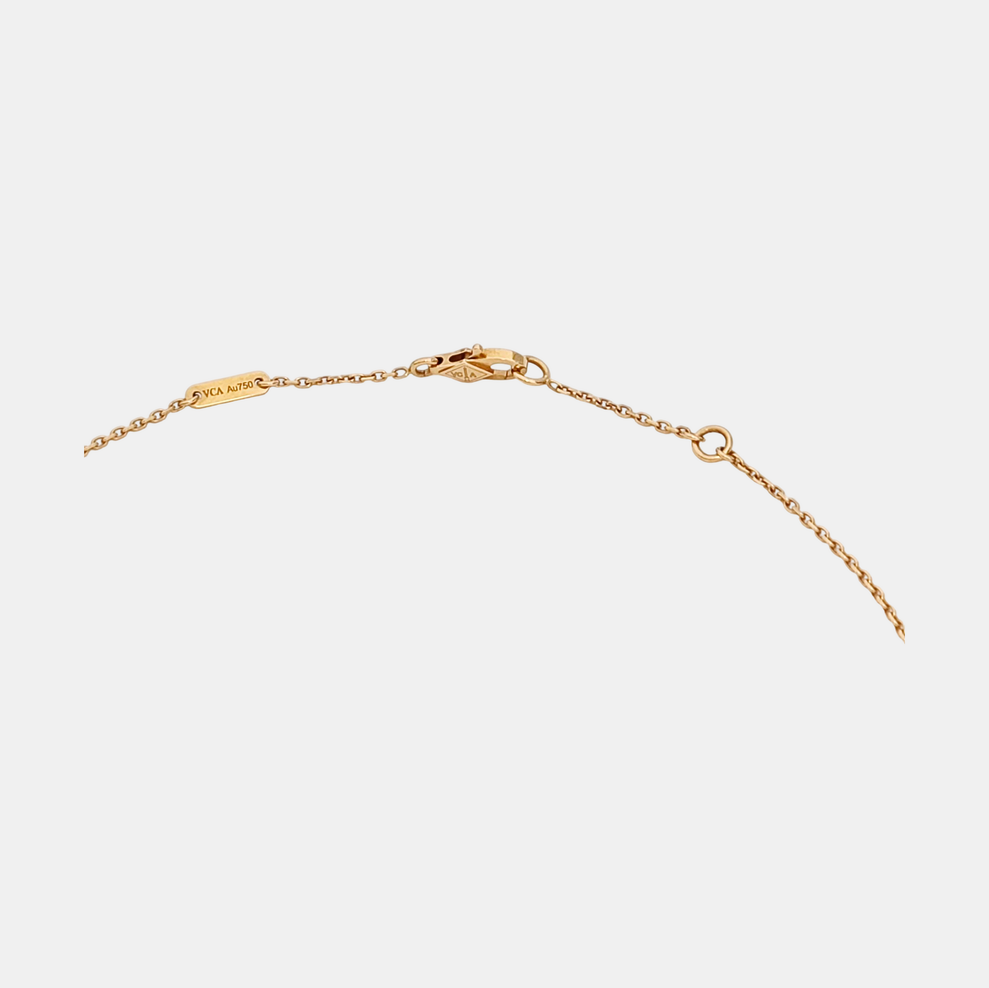 Sweet Alhambra 18k Rose Gold Necklace