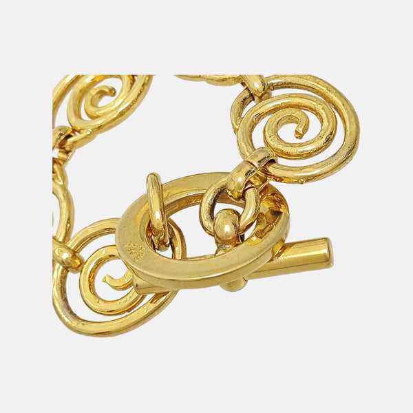 Pulsera de oro de metal