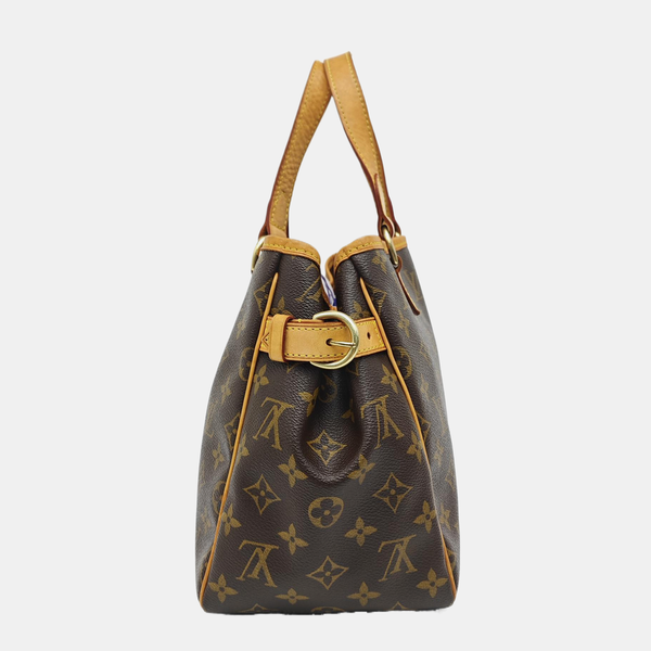 BATIGNOLLES PM Monogram Coated Canvas Brown
