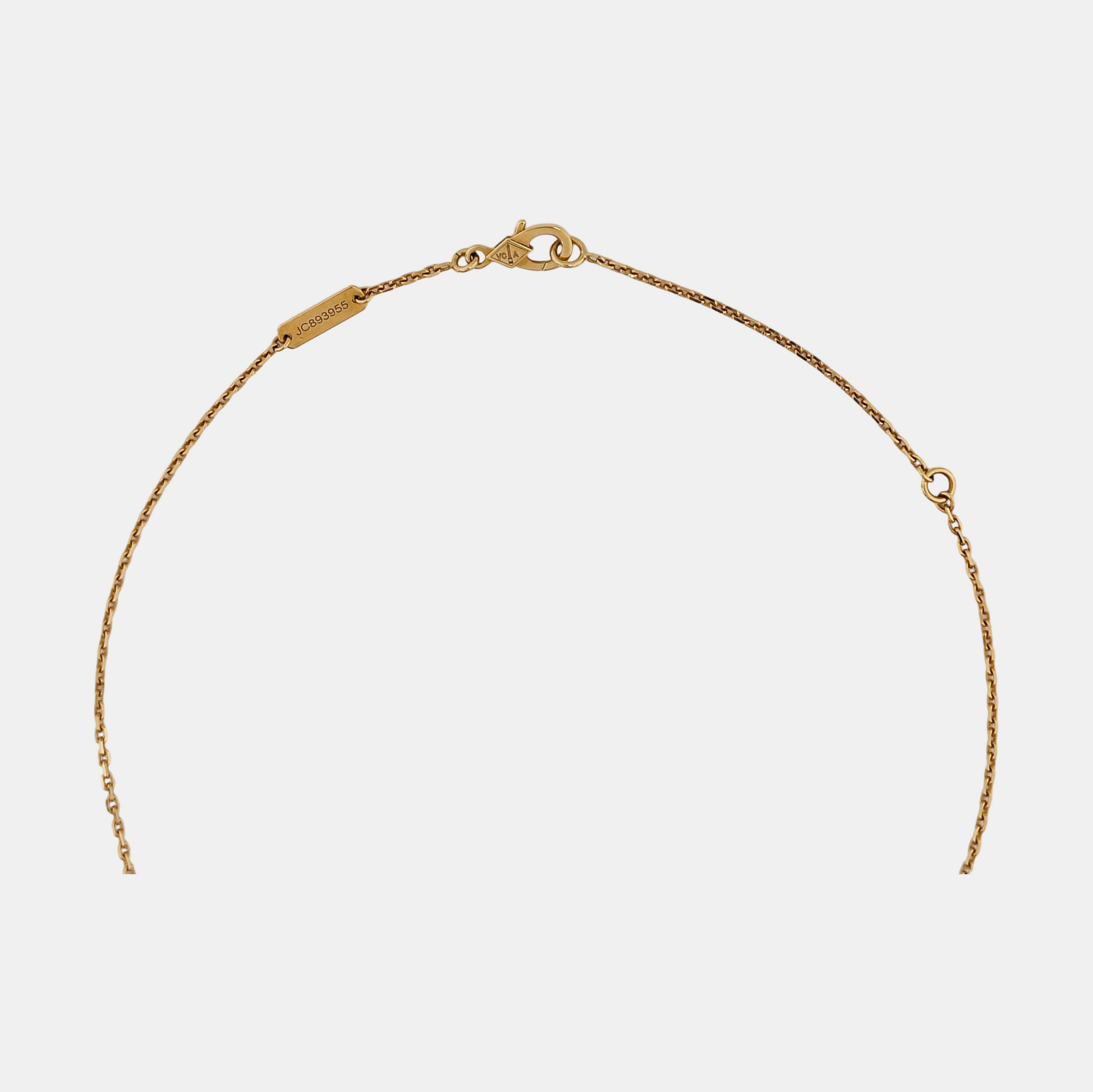 Vintage Alhambra 18k Gold Necklace