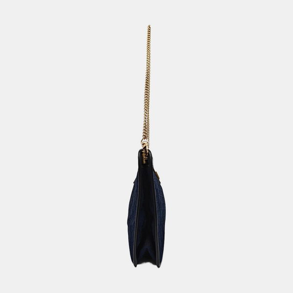 Vintage Honeycomb Oblique Canvas Blue