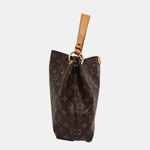 GRACEFUL TPM Monogram Coated Canvas Brown
