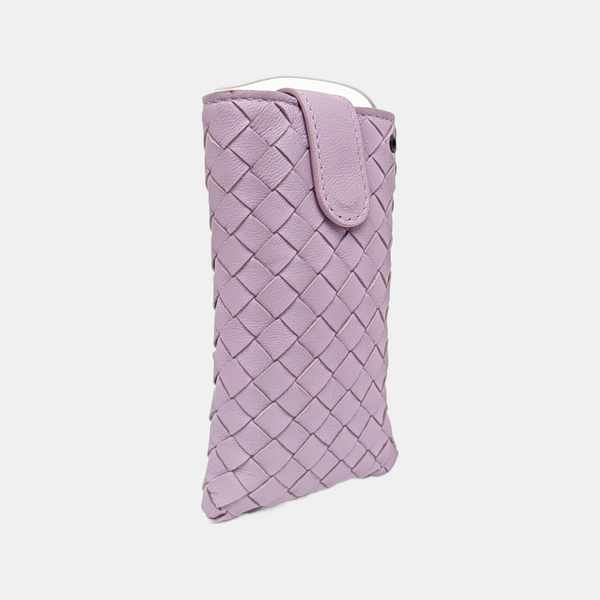 Calfskin Clutch Purple