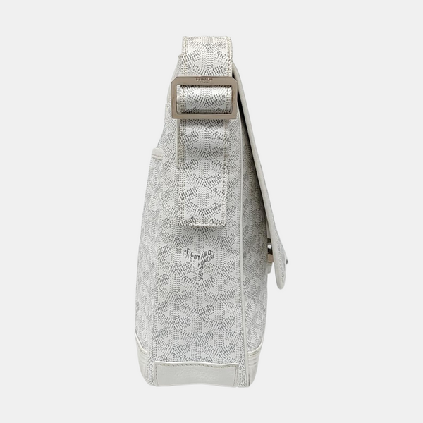 Belvedere Coated Canvas White