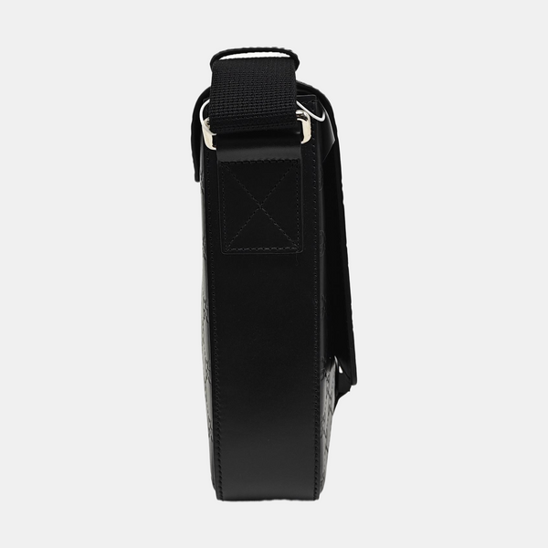 Monogram Calfskin Shoulder Bag Black