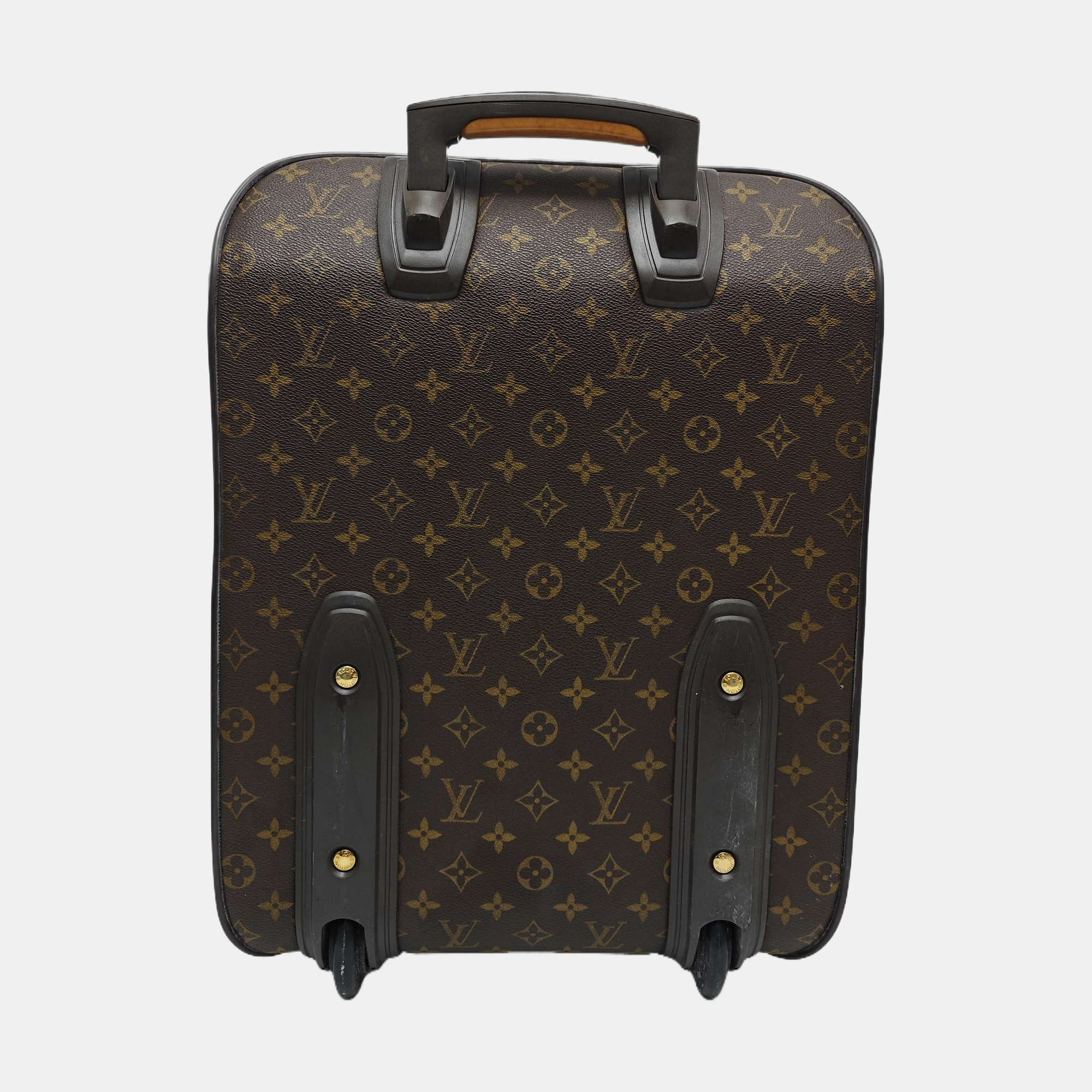 PEGASE 45 Monogram Coated Canvas Brown