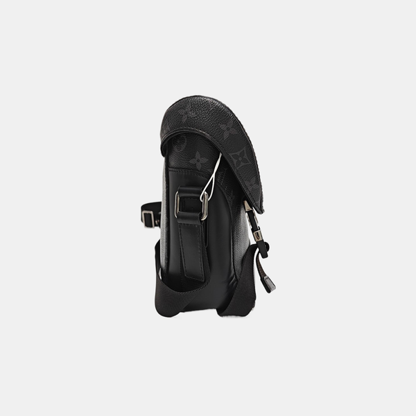 VOYAGER PM Monogram Coated Canvas Black