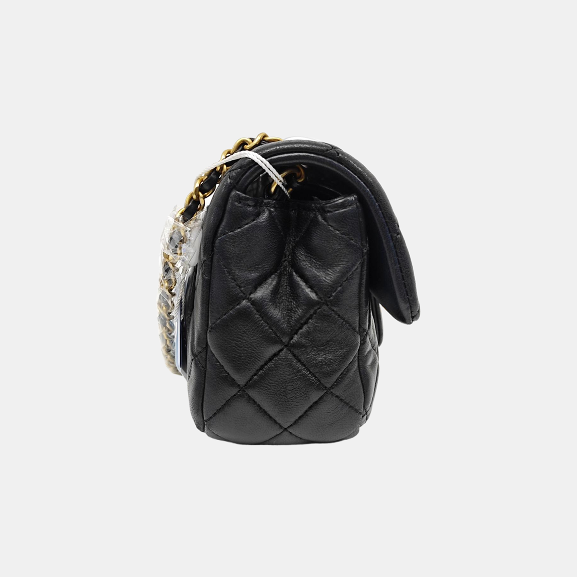 CLASSIC FLAP Mini Quilted Lambskin Black