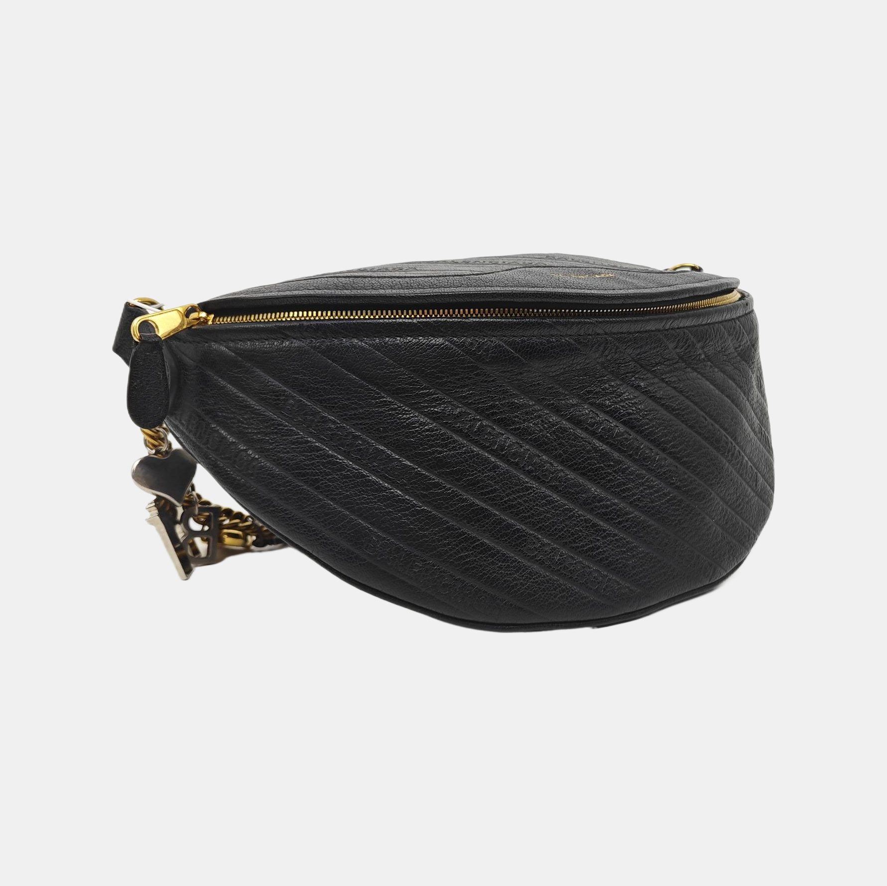 Souvenirs Quilted Calfskin Black