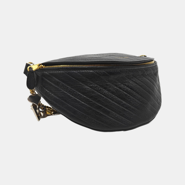 Souvenirs Quilted Calfskin Black