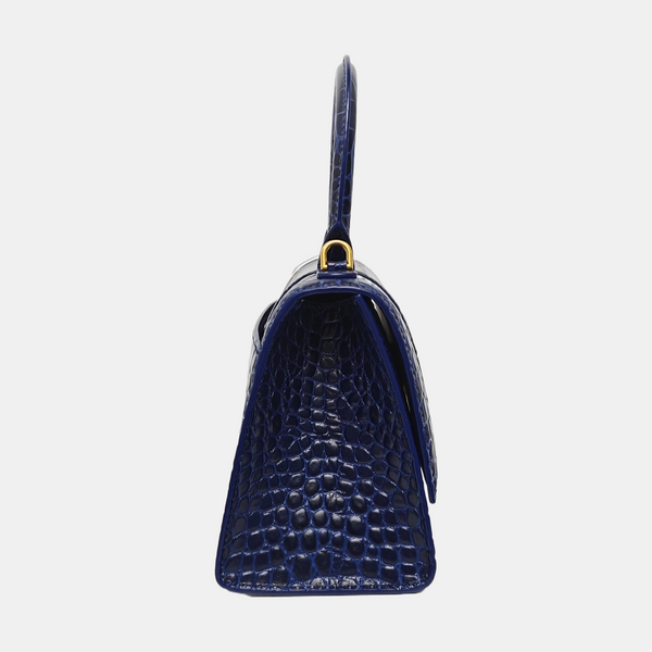 Hourglass S Calfskin Blue